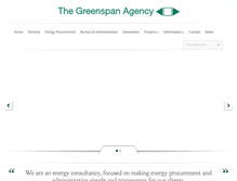 Tablet Screenshot of greenspanenergy.com
